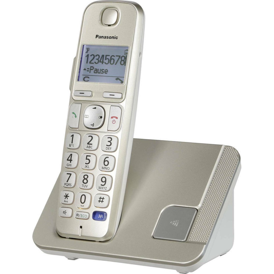 ANGELSWATCH TELEPON WIRELESS PANASONIC KX-TGE210 CAN BE USED HANDSET JACK 3,5'' WIRELESS PHONE ECO PLUS CLEAR SOUND