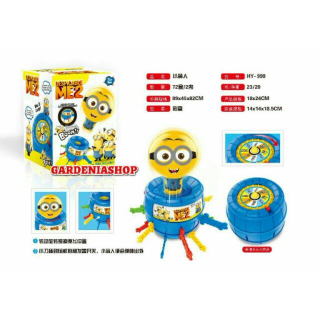 MAINAN LUCKY BARREL MINION DESPICABLE ME PIRATE KADO ANAK MURAH