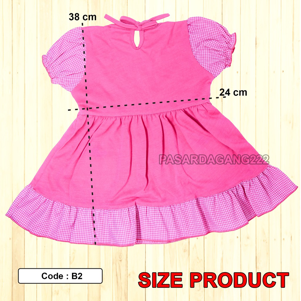 BAJU ANAK DRESS APPLE B2