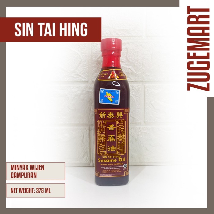 

Sin Tai Hing Sesame Oil Minyak Wijen Campuran Kacang Kedelai 375 ml