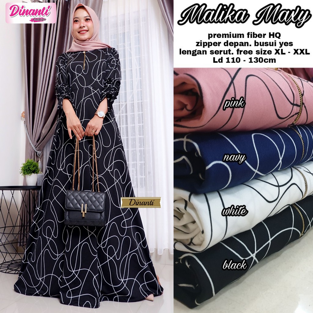 Gamis Wanita Muslimah Malika Maxy