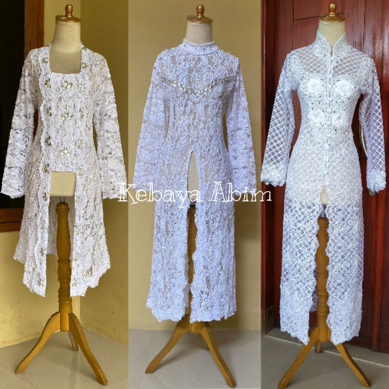 [READY] Kebaya Akad Nikah Full Payet | Kutu Baru Prancisan | Kebaya Pengantin | Wedding Dress