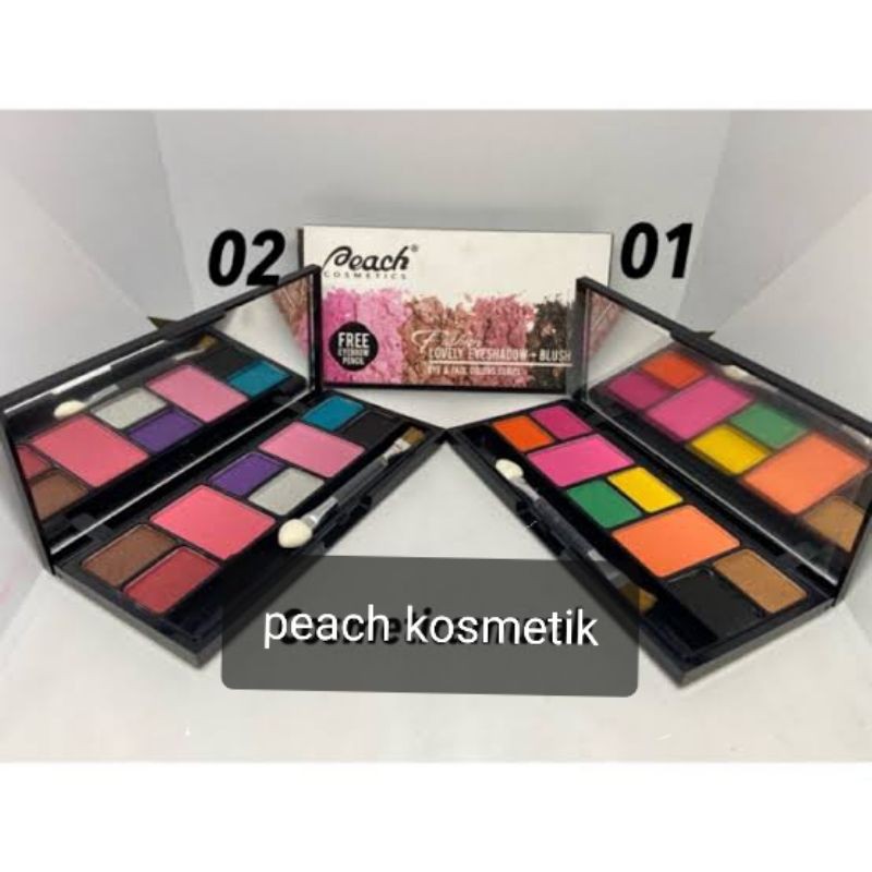 PEACH LOVELY EYESHADOW + BLUSH ON