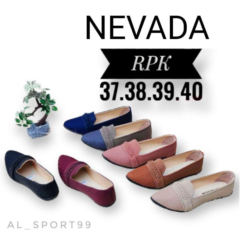 flatshoes nevada/sepatu sandal nevada/sandal nevada best seller