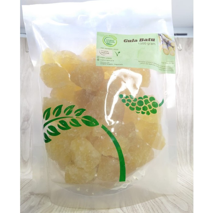 

Lingkar Organik - Gula Batu 1000gr - Gula Sehat Organik