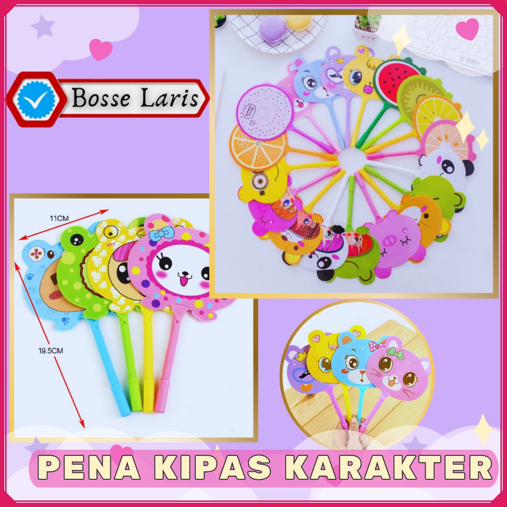 

Pulpen Kipas Bolpoint Lucu Karakter Kartun
