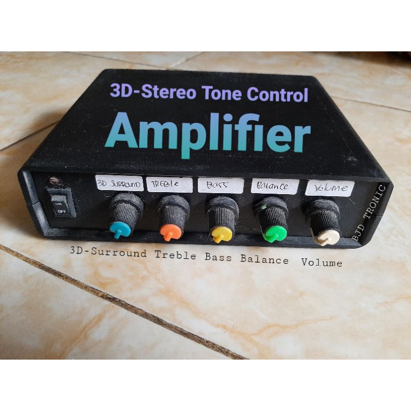 Tone Control 3D surround plus Amplifier LM4610N