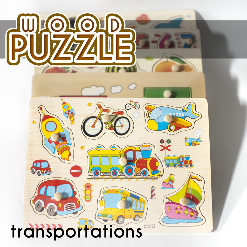 Puzzle Kayu Bergambar