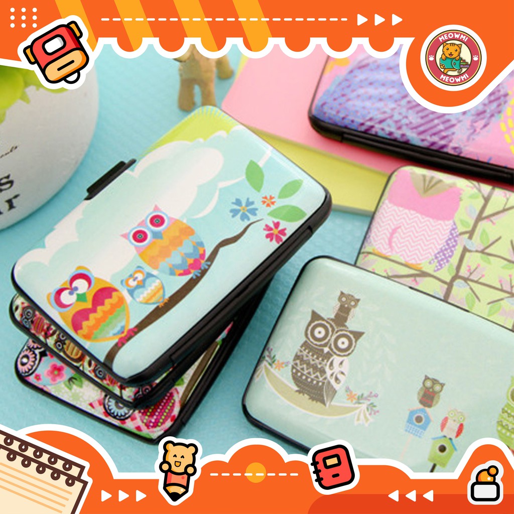 

Tempat Kartu Motif Burung Hantu Card Holder Owl CH0005