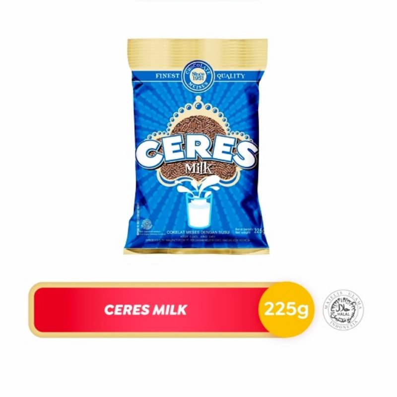 

Ceres Milk Chocolate Meses 225g Fines Quality