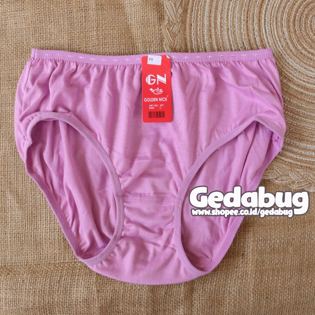 6 Pcs - CD Golden Nick 937 Muda / Celana Dalam Wanita Dewasa - 937 | Gedabug