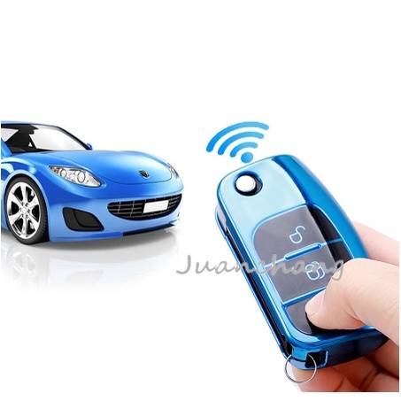 Case Pelindung Kunci Mobil Bahan TPU Model Lipat Untuk Ford Focus 2 MK2 Fiesta Mondeo Galaxy Falcon