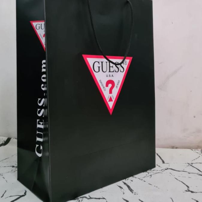 

Termurah Guess paper bag (HARUS BELI DENGAN TAS) Kualitas Terbaik♕✬