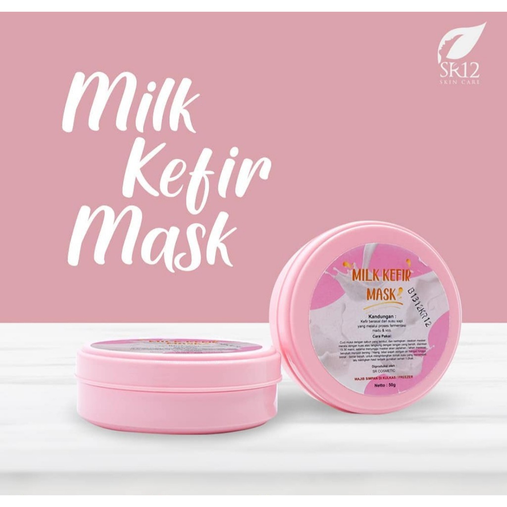 MASKER WAJAH - ETAWA KEFIR MASK SR12 COFFEE KEFIR MASK SR12 MILK KEFIR MASK SR12 50 gr BPOM AMAN