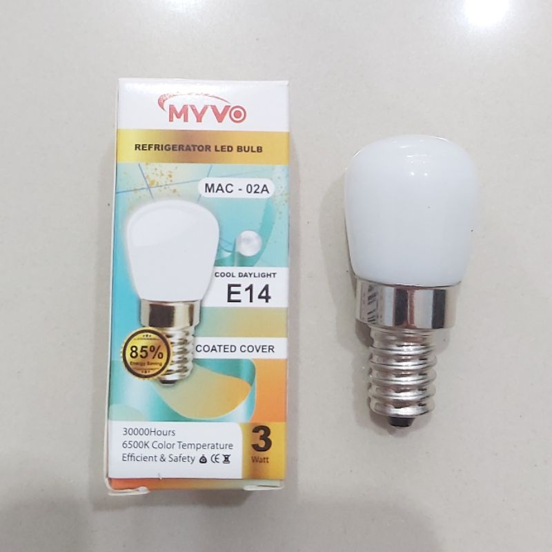 Lampu Kulkas LED 6500K Putih E12 E14