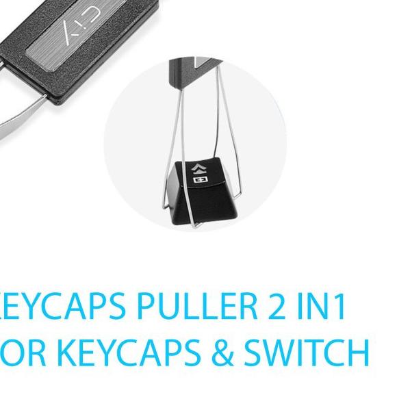ALCHA KEYCAPS PULLER 2 IN 1 METAL KAWAT SWITCH & KEYCAPS PULLER
