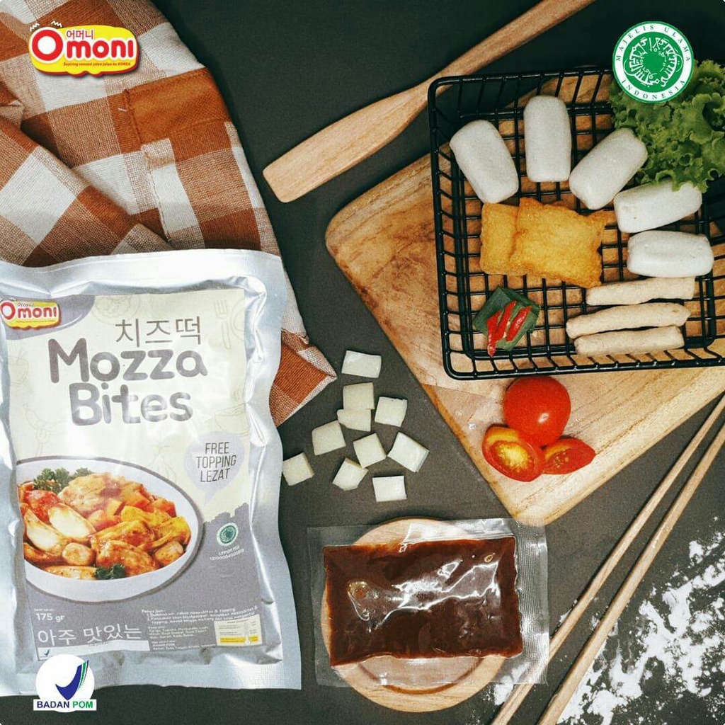 Omoni - Mini Tteokbokki Topokki Topoki Mozzabites halal