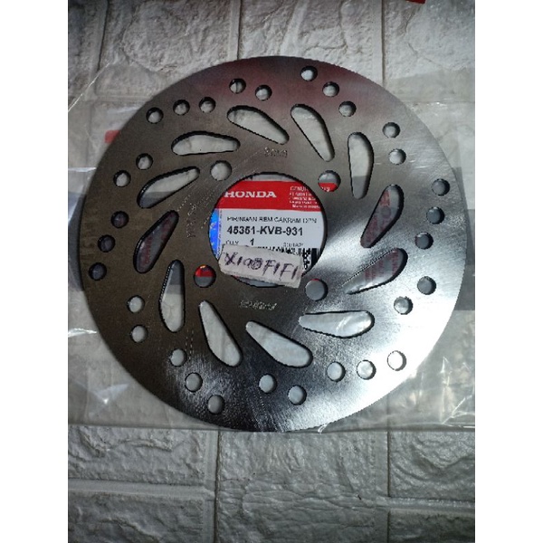 Piringan disk depan beat/Vario,beat fi,vario 125,beat pop,scoopy f1(1biji)