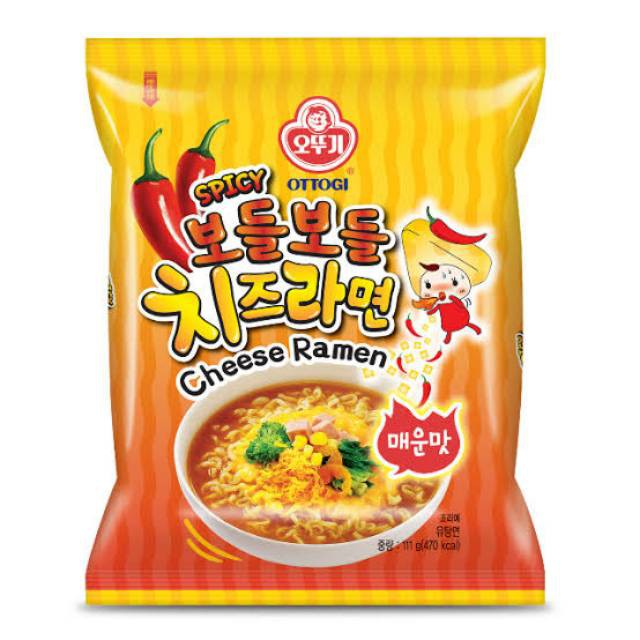 

Ottogi Spicy Cheese Ramen - Mie Instant Korean Rasa Keju&Spicy