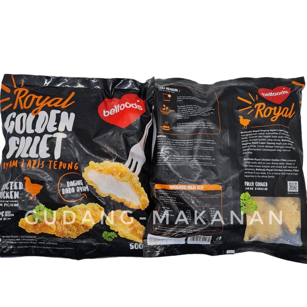 Belfoods Royal Golden Fillet 500 gr