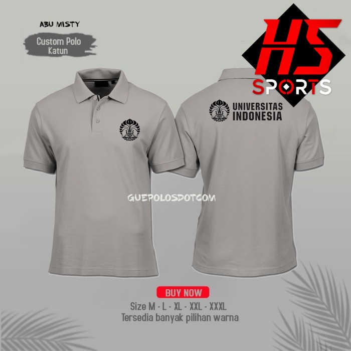 Poloshirt - Kaos Polo Kerah UI Universitas Indonesia - BAJU KERAH UI