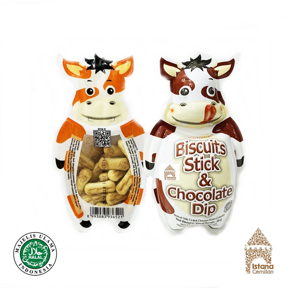 

Biskitop Sapi Biskuit Stick & Chocolate / Cheese Dip 35 Gram