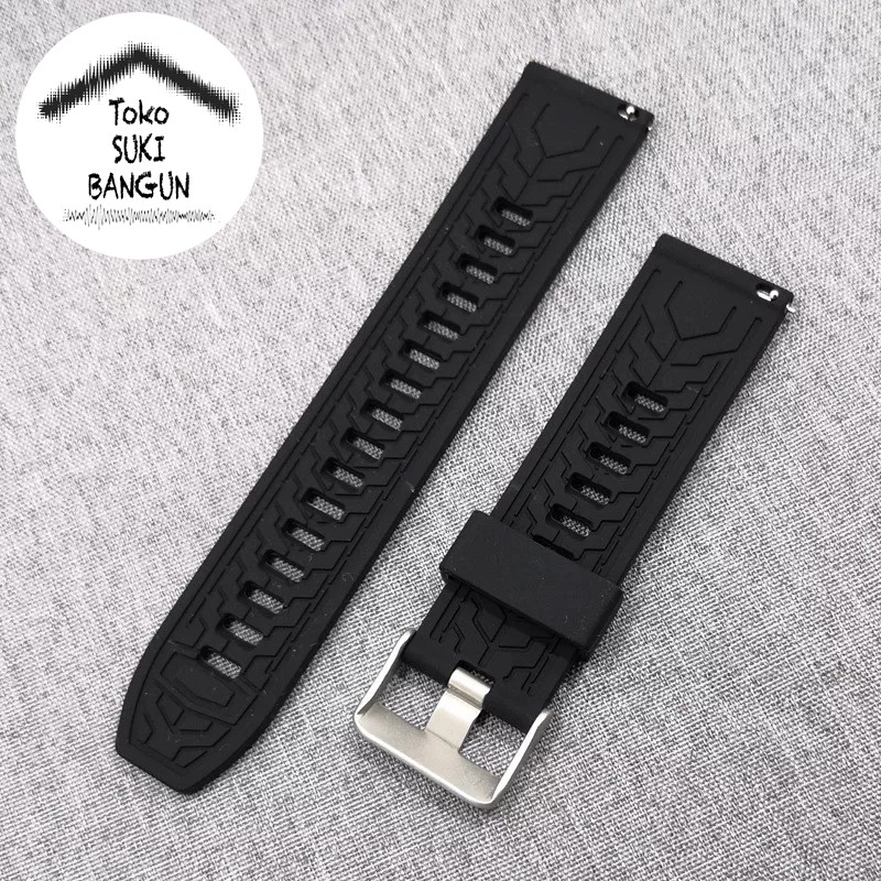 TALI JAM 24mm QUICK RELEASE Rubber CIRCUIT Colorful Watch Band Strap