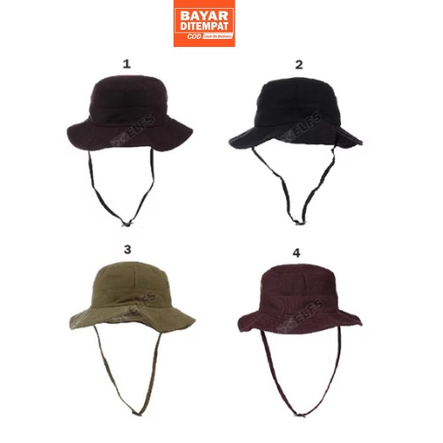 Bucket Hat Rimba / Bucket Hat Outdoor Unisex Remaja Dewasa Laki Perempuan