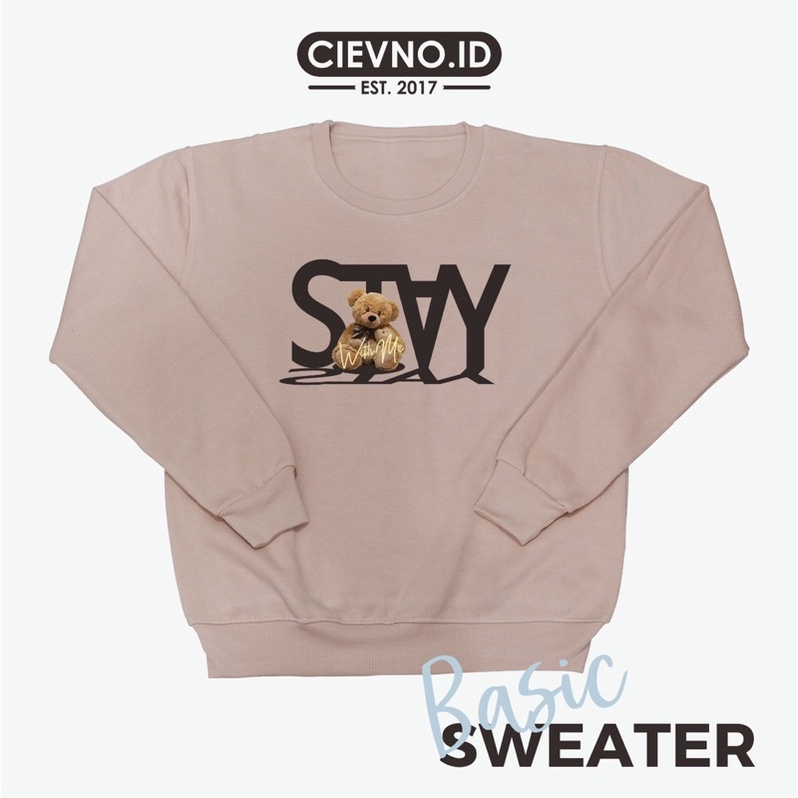 B.SWEATER STAY (DIGITAL PRINTING) Size M - XXXL