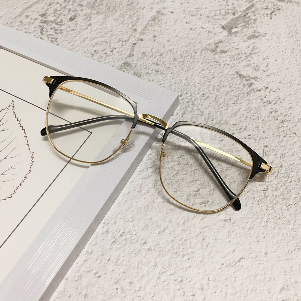 Retro Eyeglasses Men Business Trend Square Frame