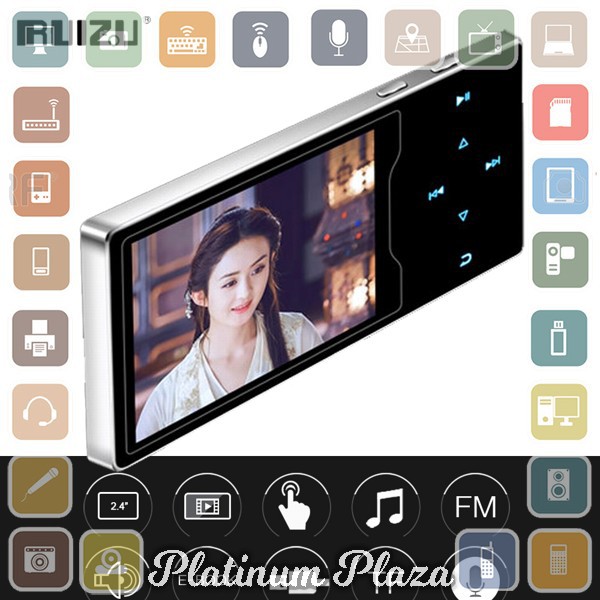 Ruizu D08 HiFi DAP MP3 Player 8GB - Black`TGQKCU-