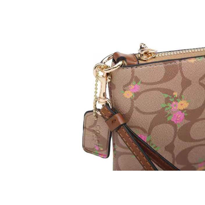 (PGBAGS) DOMPET/CLUTCH C04CH WANITA HAYDEN FLOWERS CLUTCHTES | BUNGA DOMPET KOREA  IMPORT/PREMIUM (LOGO TIMBUL)#6001