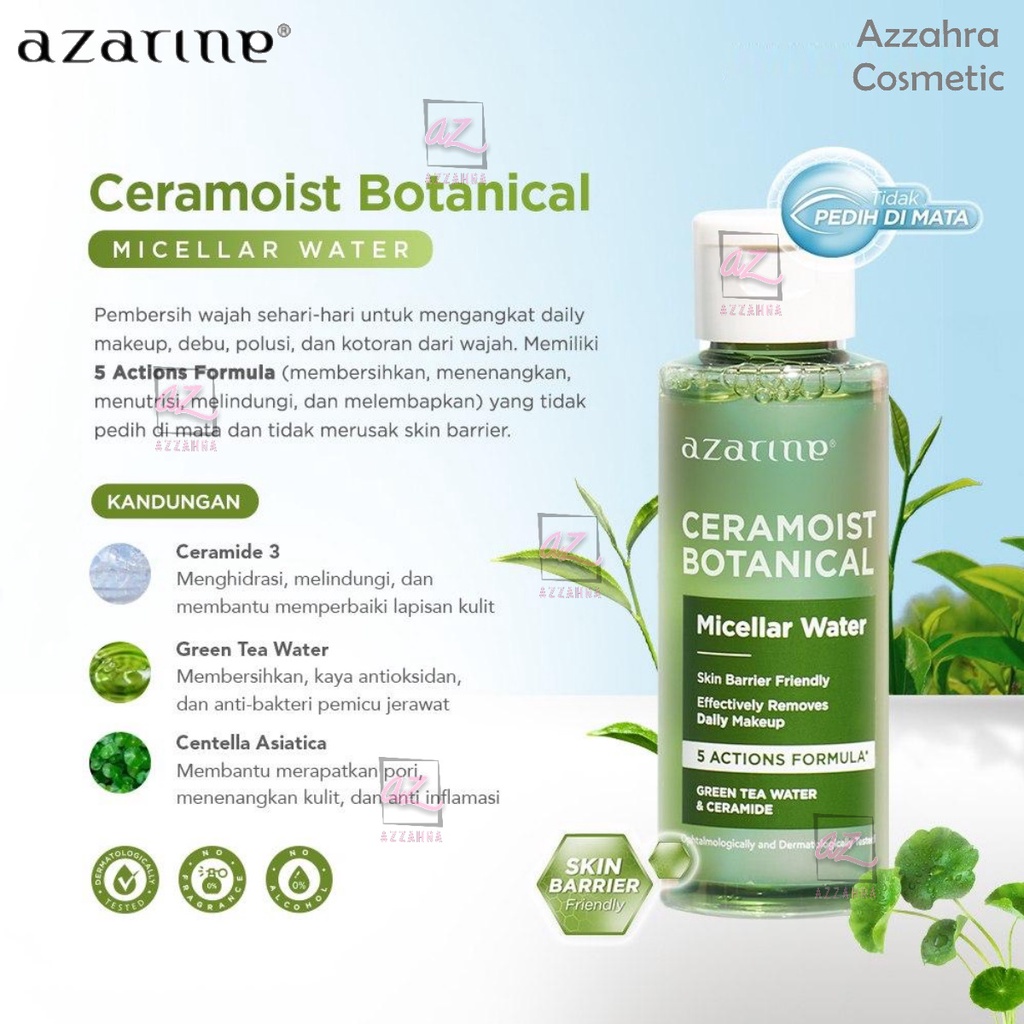 Azarine Ceramoist Botanical Micellar Water 90ml