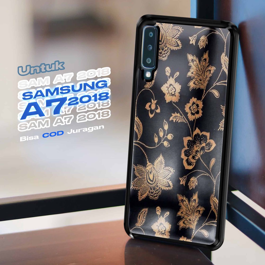 Case SAMSUNG A7 2018 - Casing SAMSUNG A7 2018 [ Batik ] Silikon SAMSUNG A7 2018 - Case Hp - Case Mew
