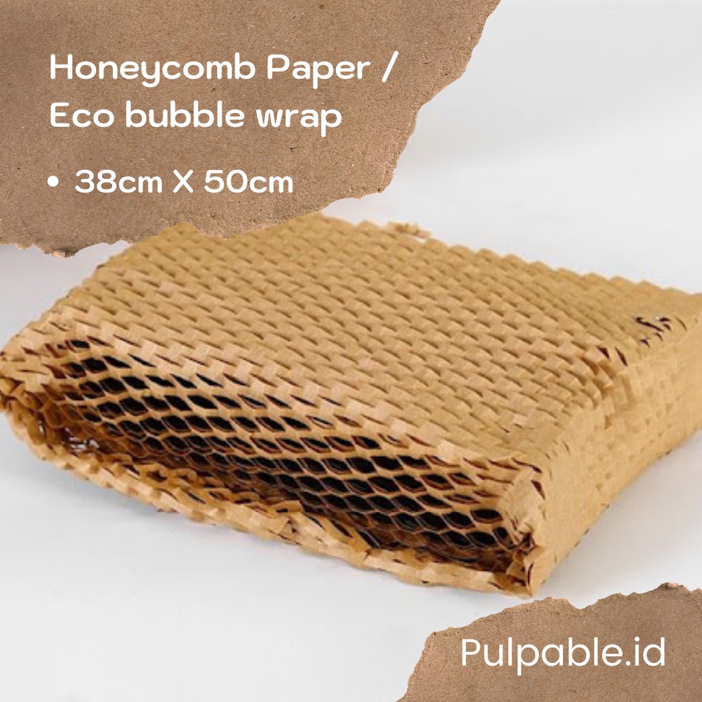 

Honeycomb paper wrap sheet - Pulpable - Eco Friendly Bubble Wrap per lembar