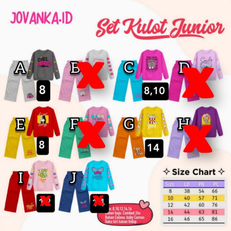 setelan kulot jovanka