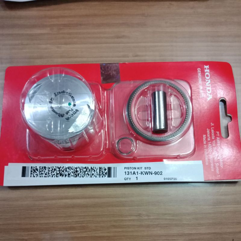 PISTON RING SEHER KIT KWN VARIO 125 FI INJEK INJEKSI LAMA OLD NEW LED SIZE OS STANDAR STD 25 50 100 ORIGINAL ORI ASLI HONDA AHM-Standar/STD