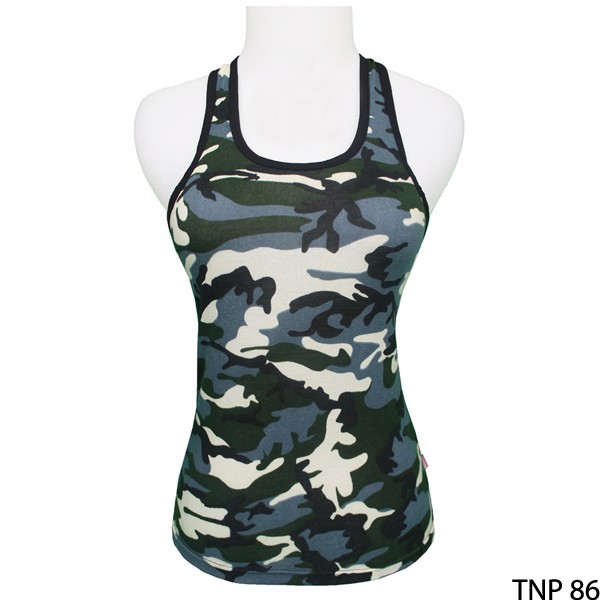 Pakaian Tank Top Spandek Loreng – TNP 86