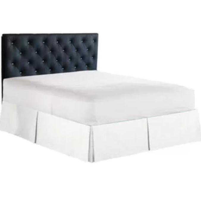 Bed Skirt Rok Dipan Bahan Katun Polos Aneka Warna | Bed Skirt Rumbai Tempat Tidur | Bed Skirt Murah 