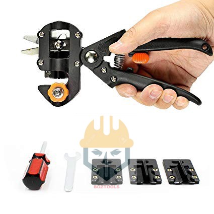 GRAFTING TOOL Gunting Stek Okulasi Tanaman Pruning Scissor - Alat Sambung Pucuk - Hard Pouch