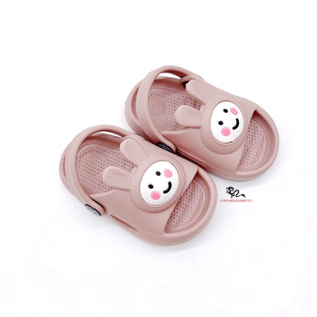 Sandal Anak Perempuan Sandal Selop Bahan Karet Motif Boneka UK.19-24