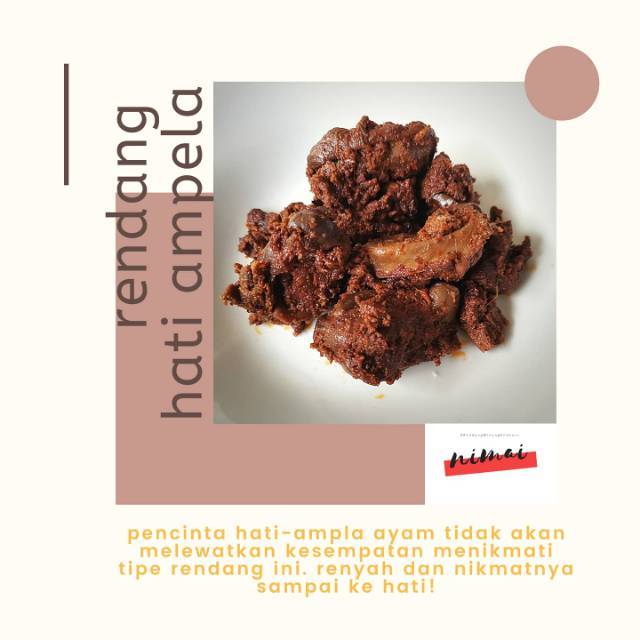 

Rendang Minang NIMAI - Hati Ampla Ayam