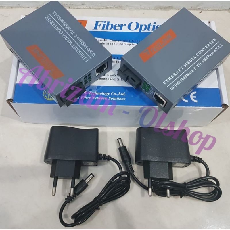 MEDIA CONVERTER HTB NETLINK GS03 / HTB-GS-03 GIGABIT 1 SET A DAN B