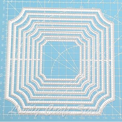 

Metal cutting dies square set cetakan stencil metal for cards etc#166