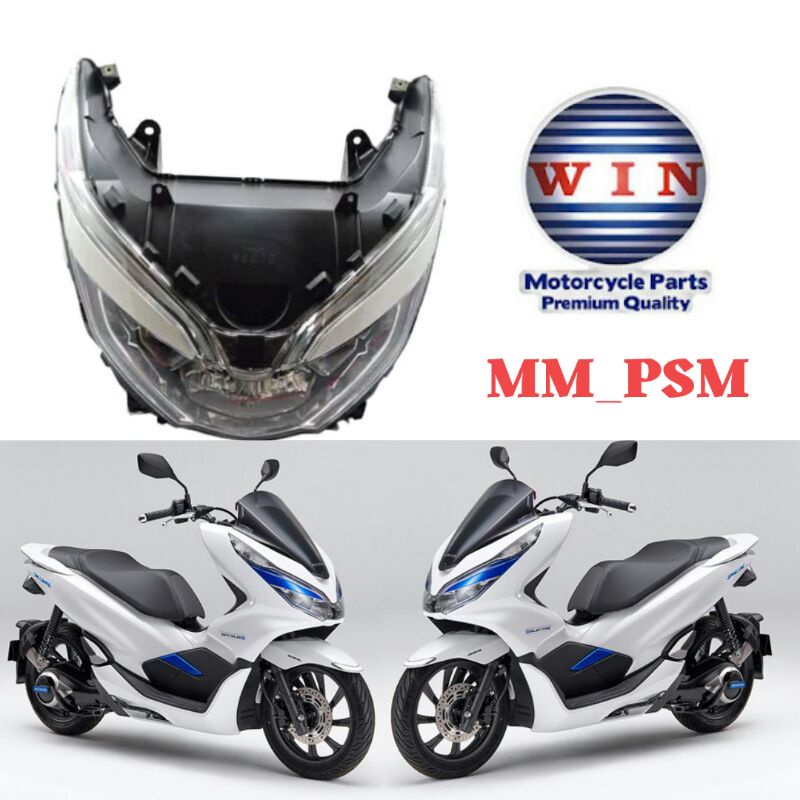 LAMPU DEPAN PCX 150 REFLEKTOR LAMPU DEPAN PCX 150 HEADLAMP PCX 150 MIKA LAMPU DEPAN PCX 150 2018 MEREK WIN