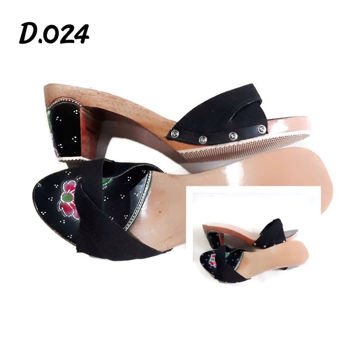 Sandal Heels Wanita/ Heels Sandal Kayu Wanita