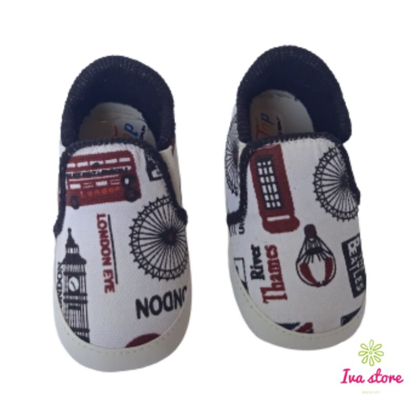 Sepatu Bayi 2- 12 bulan  pre walker london lucu  murah free bungkus kado