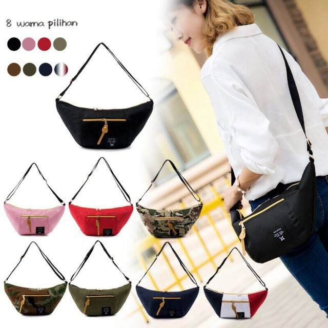 Selempang anello mini bag anello fashion tas import waist bag