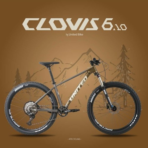 Sepeda Gunung MTB UNITED Clovis 6.10 Deore M6100 Fork Suntour XCR32 Lo