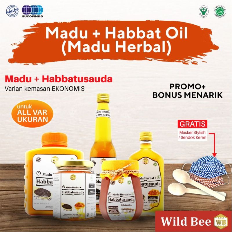 

Madu Habbatussauda | Madu Herbal Hutan Asli Murni Nusantara Wild Bee